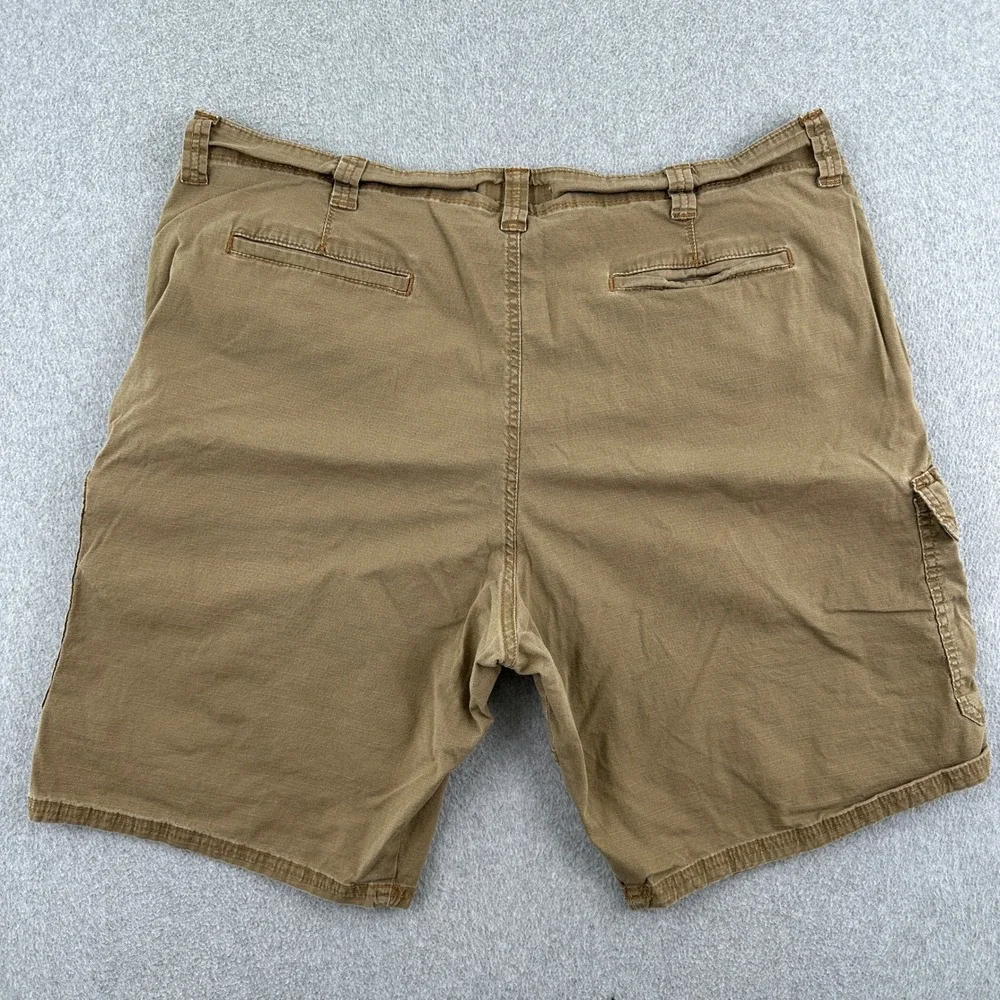 Wrangler Shorts Mens 40 Brown Cargo Relaxed Fit‎ Cotton Stretch Ripstop 40X10